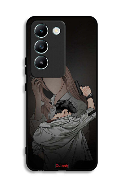 Tolwak غطاء حماية لهاتف Vivo Y100 4G بتصميم عصابة زوجين