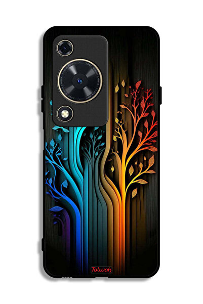 Tolwak Huawei Enjoy 70 Protective Case Cover Tree Leaves Art