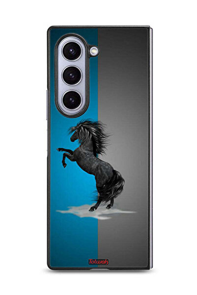 Tolwak غطاء حماية لهاتف سامسونج جالاكسي زد فولد 6 - رسم حصان