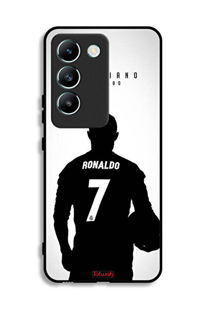 Tolwak غطاء حماية لهاتف Vivo V30 Lite 4G بقناع كريستيانو رونالدو