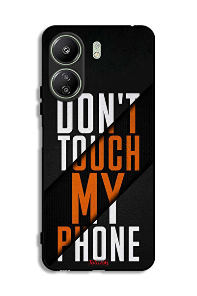 Tolwak Xiaomi Redmi 13C Protective Case Cover Do Not Touch My Phone