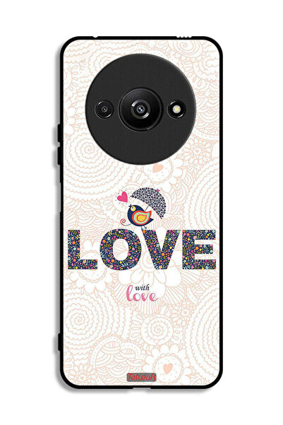 Tolwak Xiaomi Redmi A3 4G Protective Case Cover Love With Love