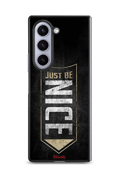 Tolwak غطاء حماية لهاتف Samsung Galaxy Z Fold6 - كن لطيفًا