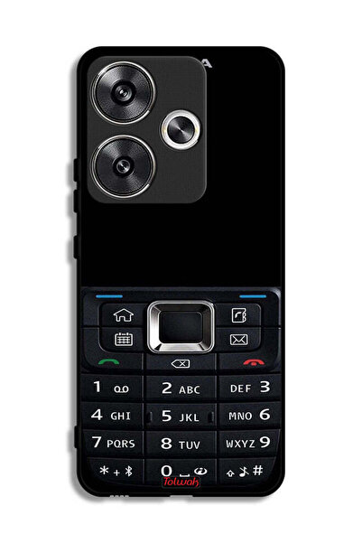 Tolwak غطاء حماية لهاتف Xiaomi Redmi Turbo 3 5G بنمط هاتف قديم