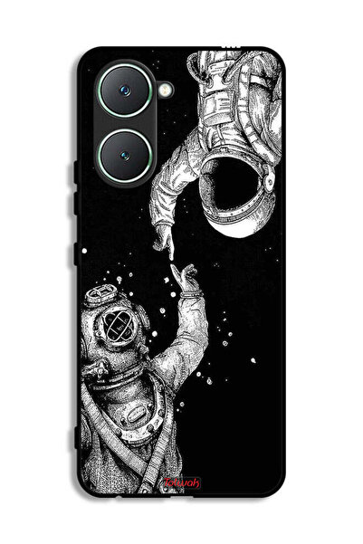 Tolwak غطاء حماية لهاتف Vivo Y03 4G بتصميم رواد فضاء