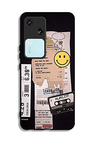 Tolwak غطاء حماية لجهاز Vivo S18 5G مع ملصق قائمة تشغيل