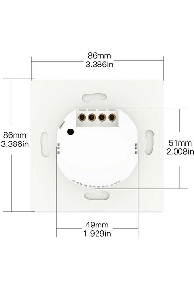 Generic Black 3-Way Smart Light Switch