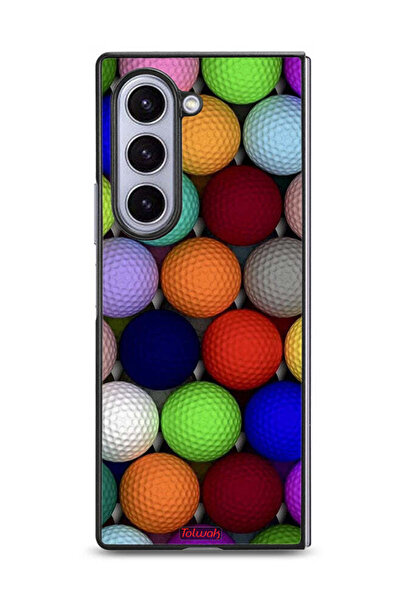 Tolwak غطاء حماية لهاتف سامسونج جالاكسي زد فولد 6 - كرات فنية تجريدية