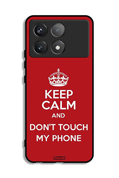 Tolwak Xiaomi Poco F6 Pro Protective Case Cover Keep Calm And Dont Touch My P...