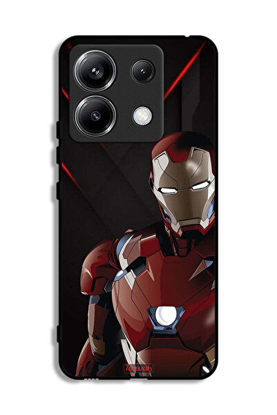 Tolwak غطاء حماية لهاتف Xiaomi Poco X6 5G بتصميم الرجل الحديدي