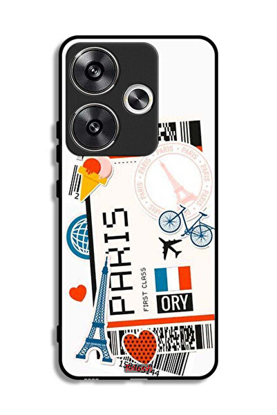 Tolwak غطاء حماية لهاتف Xiaomi Redmi Turbo 3 5G، ملصق باريسي