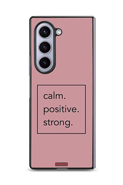 Tolwak غطاء حماية لهاتف سامسونج جالكسي زد فولد 6، هادئ، إيجابي، قوي