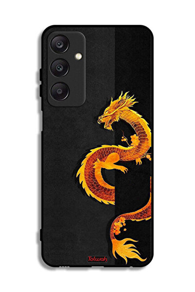 Tolwak Samsung Galaxy A25 5G Protective Case Cover Dragon Art