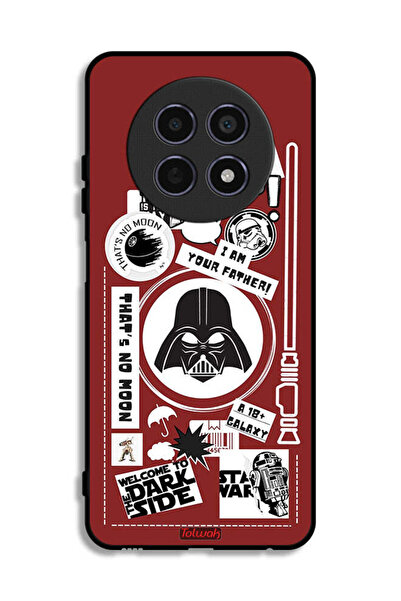 Tolwak غطاء حماية لهاتف Realme 12x 5G ملصق "مرحبًا بكم في الجانب المظلم"