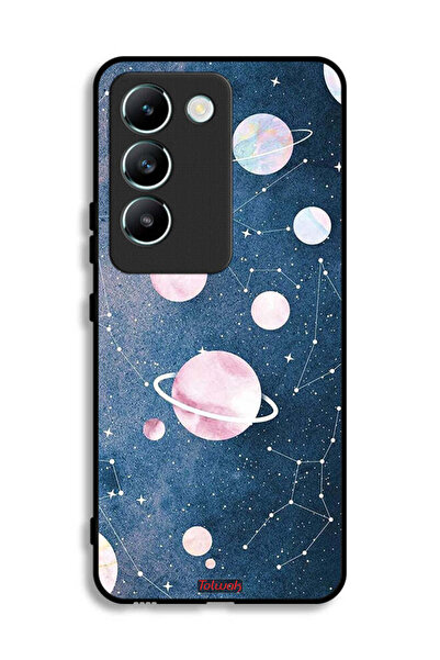 Tolwak غطاء حماية لهاتف Vivo V30 Lite 4G برسومات فنية فضائية