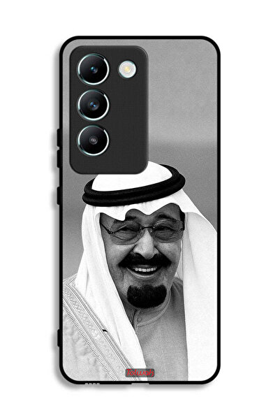 Tolwak غطاء حماية لهاتف فيفو V30 لايت 4G صورة الملك عبد الله مبتسمًا