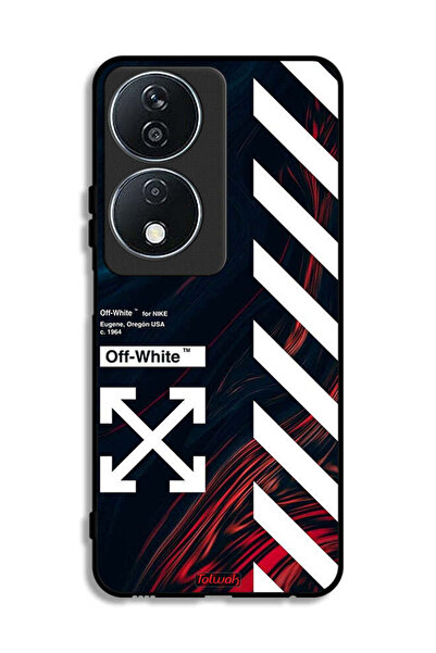 Tolwak غطاء حماية لهاتف Honor X7b 5G بملصق أبيض فاتح