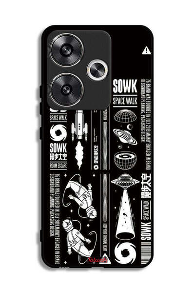 Tolwak غطاء حماية لهاتف شاومي ريدمي توربو 3 5G، ملصق سوك سبيس ووك