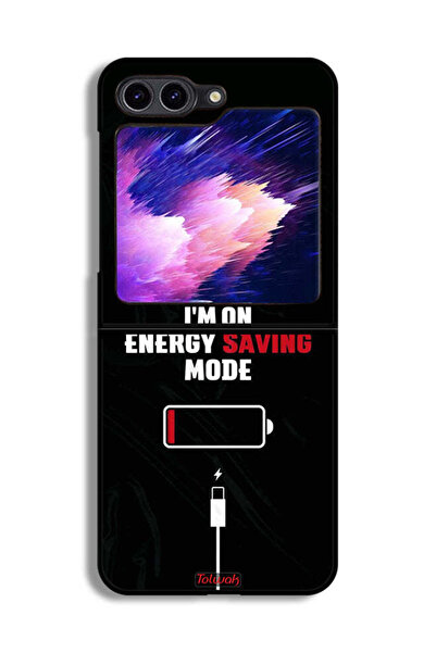 Tolwak غطاء حماية لهاتف Samsung Galaxy Z Flip6 - أنا لست كسولاً، أنا في وضع ت...