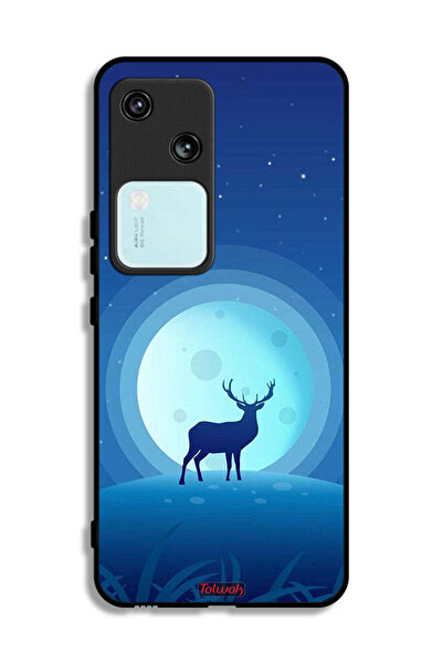 Tolwak غطاء حماية لهاتف Vivo S18 5G بتصميم غزال