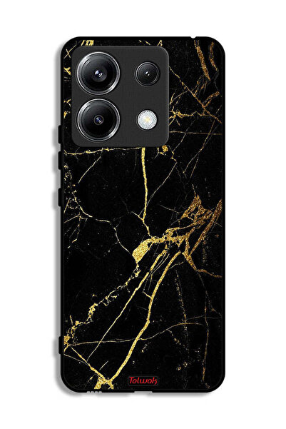 Tolwak غطاء حماية لهاتف Xiaomi Poco X6 5G - رخامي متصدع