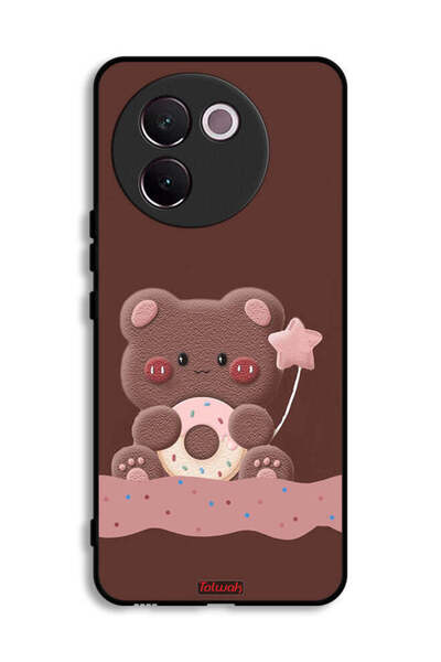Tolwak Vivo V30e 5G Protective Case Cover Donut Bear