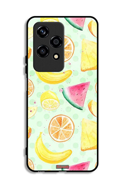 Tolwak غطاء حماية لهاتف Honor 200 Lite 5G برسومات فواكه وألوان مائية