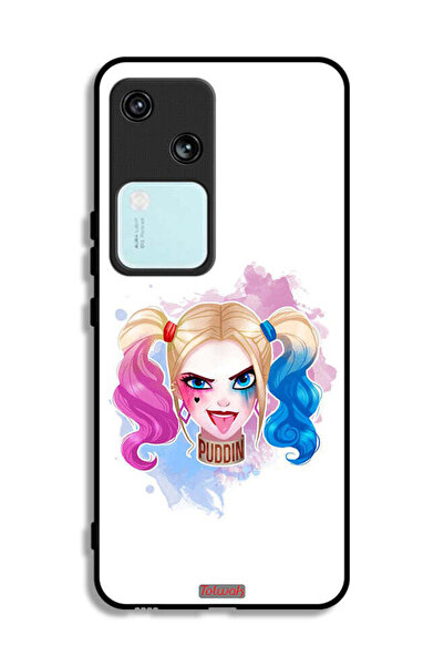 Tolwak غطاء حماية لهاتف Vivo V30 5G برسومات هارلي كوين
