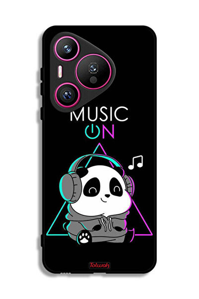 Tolwak غطاء حماية لهاتف هواوي بيورا 70 بطبعة موسيقى الباندا