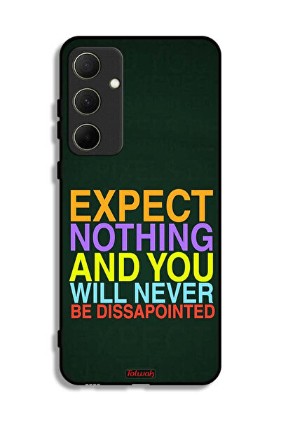Tolwak Samsung Galaxy A35 5G Protective Case Cover Expect Nothing And You Wil...
