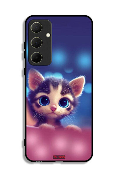 Tolwak Samsung Galaxy A35 5G Protective Case Cover Little Cat
