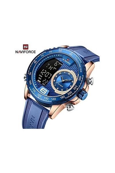 Naviforce Mens Chronograph Watch Outdoor Waterproof Military Tactical Style Quartz Sports Watches