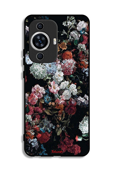 Tolwak غطاء حماية لهاتف هواوي نوفا 12 إس بنقشة ورود عتيقة