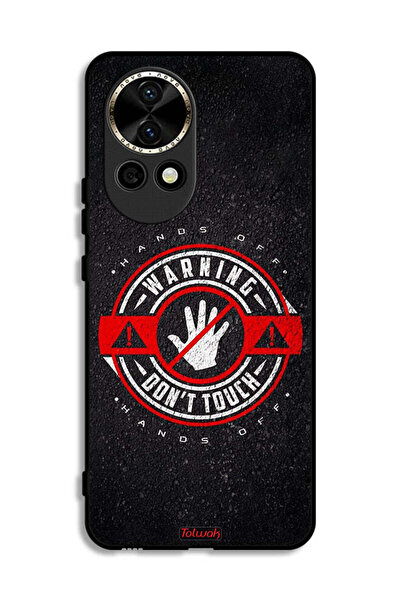 Tolwak Huawei nova 12 5G Protective Case Cover Warning Do Not Touch