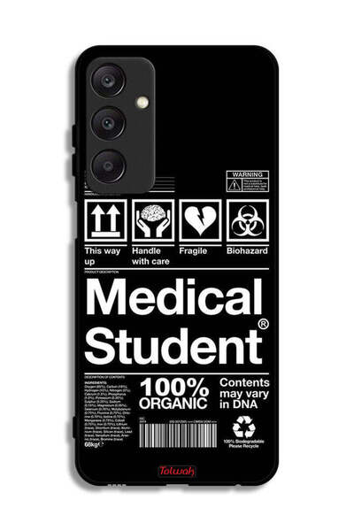 Tolwak غطاء حماية لهاتف سامسونج جالاكسي A25 5G، ملصق طالب الطب