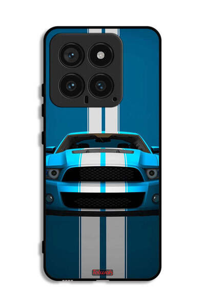 Tolwak Xiaomi 14 Protective Case Cover Car Abstract Art