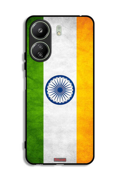 Tolwak Xiaomi Redmi 13C Protective Case Cover Luminous Indian Flag