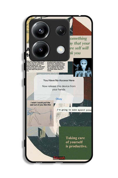 Tolwak غطاء حماية لهاتف Xiaomi Poco X6 5G اسمح لنفسك بالنمو