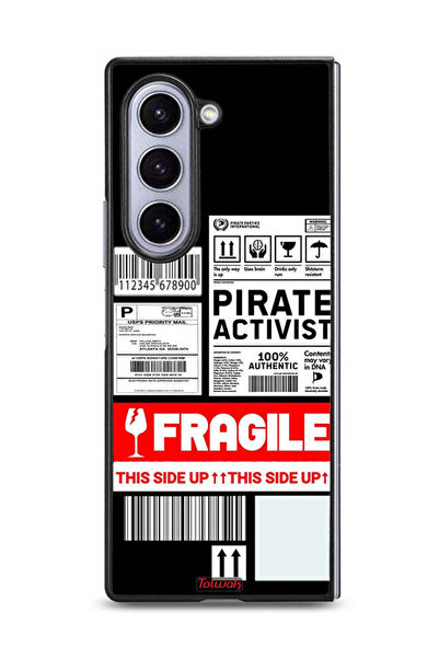 Tolwak غطاء حماية لهاتف سامسونج جالاكسي زد فولد 6، ملصق ناشط خاص قابل للكسر