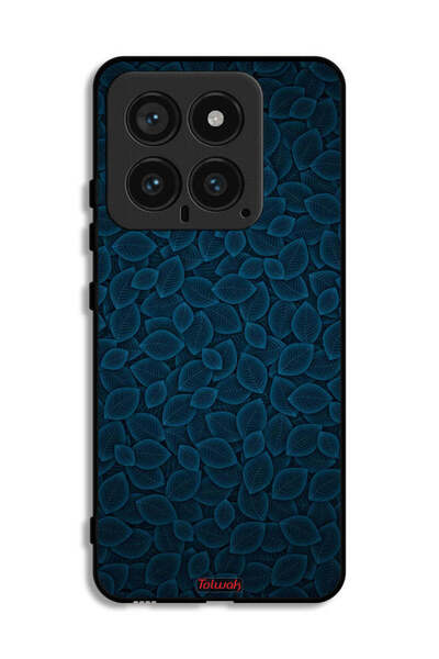 Tolwak Xiaomi 14 Protective Case Cover Digital Art Leaves Pattern