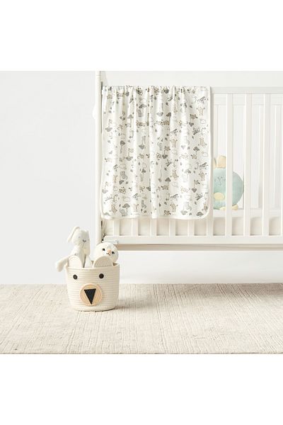 Juniors All-Over Safari Print Receiving Blanket - 70x70 cm