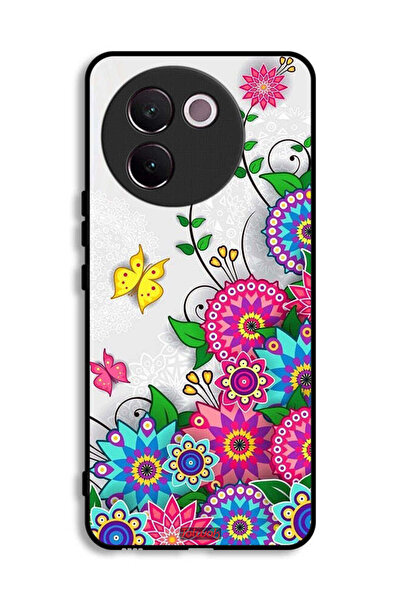 Tolwak غطاء حماية لهاتف Vivo V30e 5G - زهور ماندالا