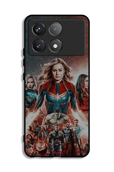 Tolwak Xiaomi Poco F6 Pro Protective Case Cover Avengers
