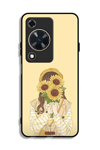 Tolwak غطاء حماية لهاتف هواوي نوفا Y72 بنقشة عباد الشمس