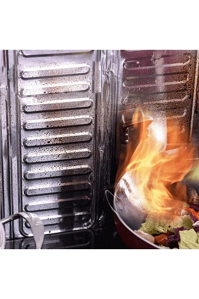 jetfast 32.5 X 84 cm Practical Stove Side Oil Protector Aluminum Sheet Splash Protector Sheet