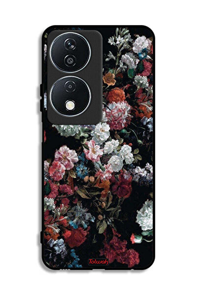 Tolwak غطاء حماية لهاتف Honor X7b 5G بنقشة ورود عتيقة