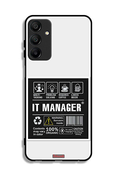 Tolwak غطاء حماية لجهاز Samsung Galaxy A15 - ملصق مدير تكنولوجيا المعلومات