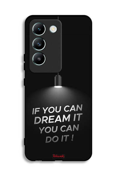 Tolwak غطاء حماية لهاتف Vivo Y100 4G إذا كنت تستطيع أن تحلم به، يمكنك تحقيقه