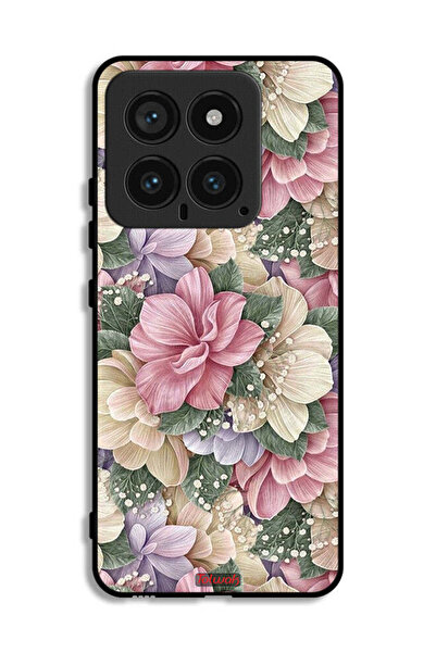 Tolwak Xiaomi 14 Protective Case Cover Hd Floral