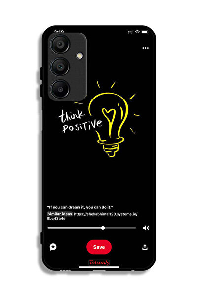 Tolwak غطاء حماية لهاتف سامسونج جالكسي A15 - فكر بإيجابية